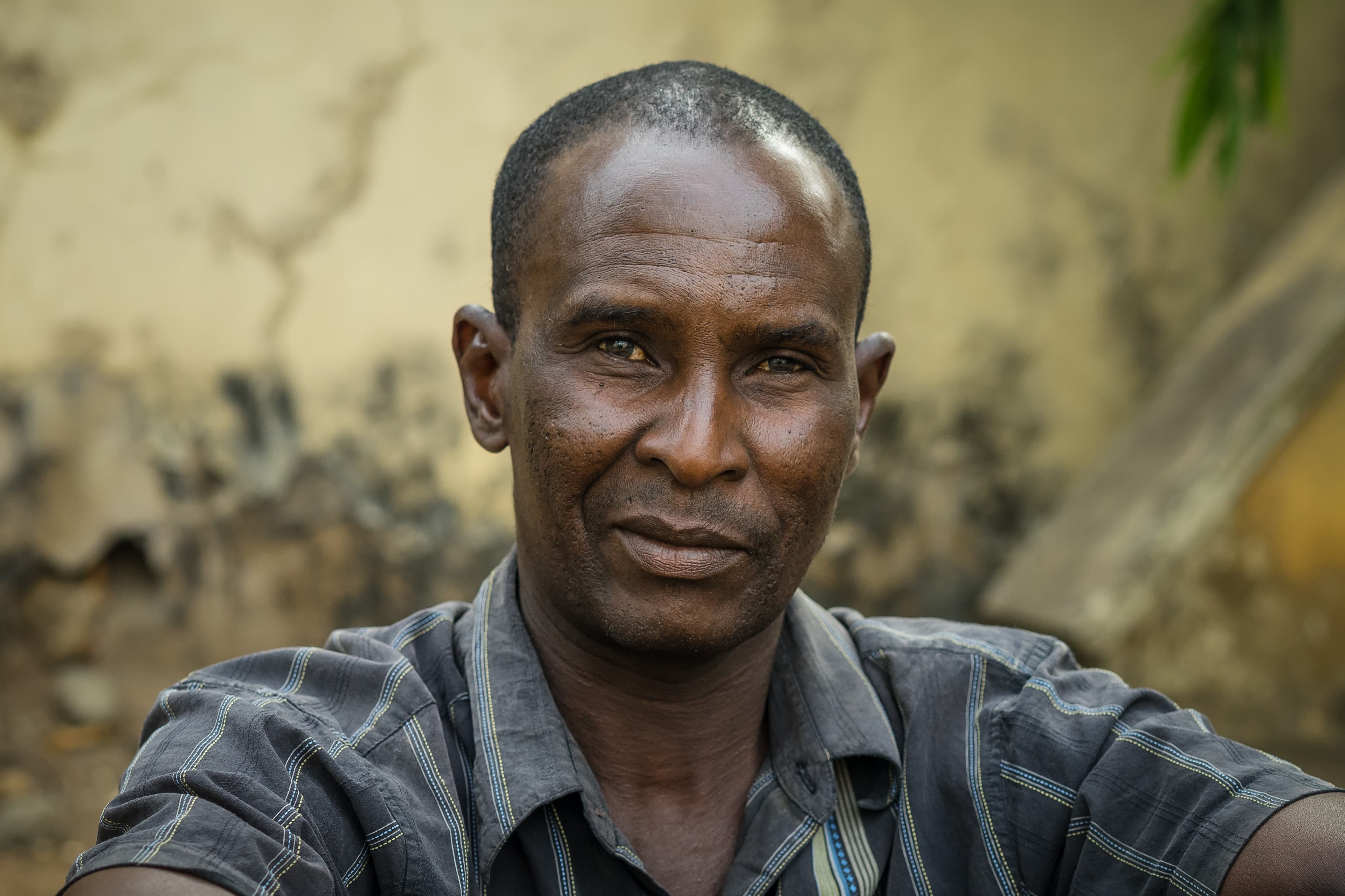 A street portrait of a person in Abuja