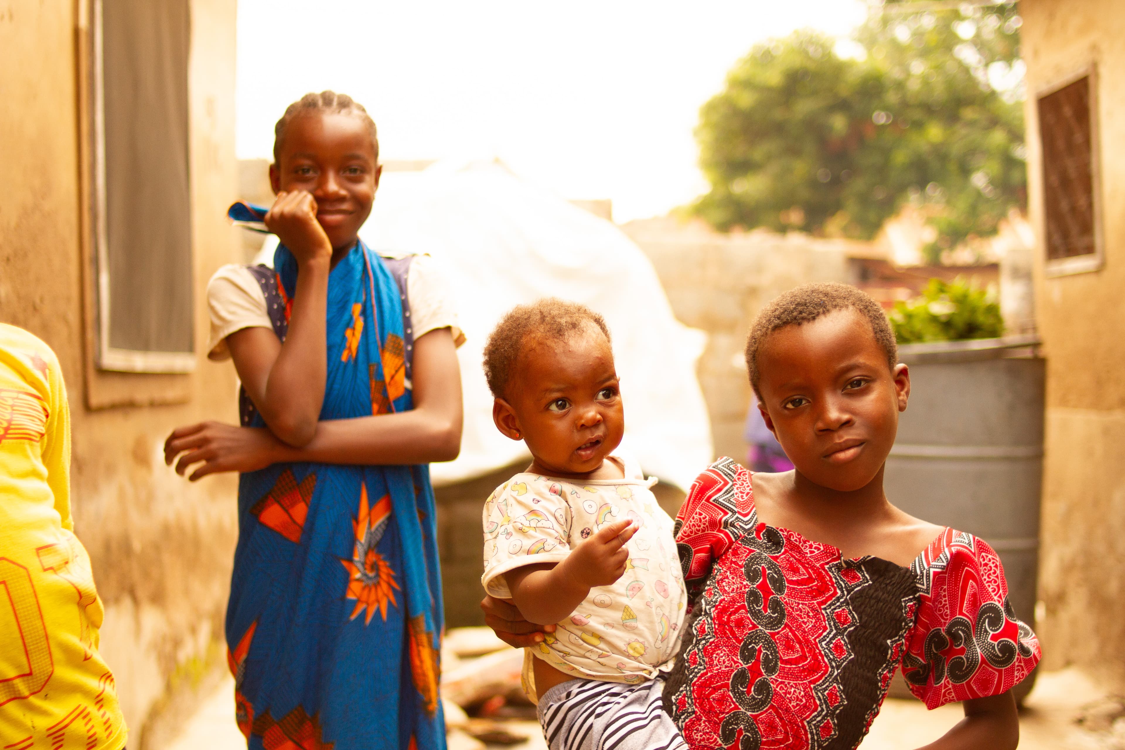 Young people smiling in Abuja